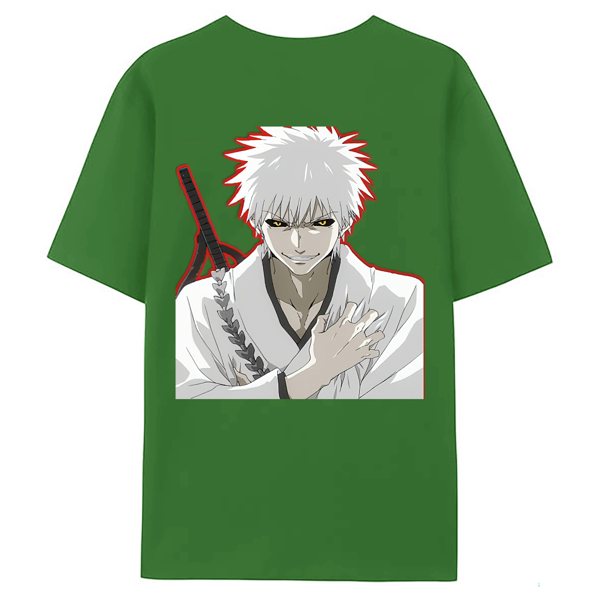 （画像用） ブリーチ 黒崎一護（くろさき いちご）BLEACH Kurosaki Ichigo レディース半袖Tシャツ(バックプリント)